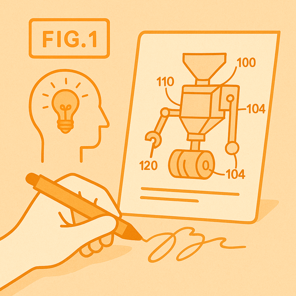 Patent sketch illustration